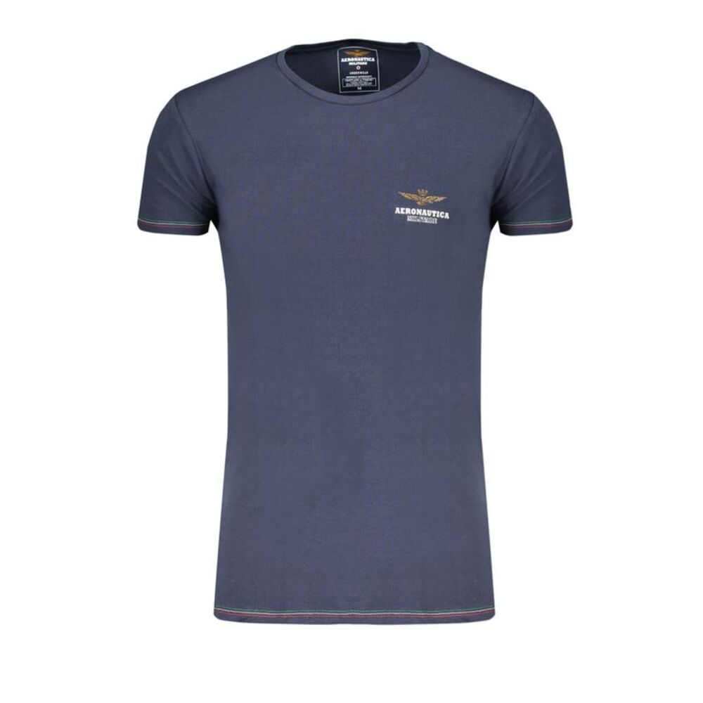 Aeronautica Militare Blue Cotton Men's Underwear Men's T-Shirt
